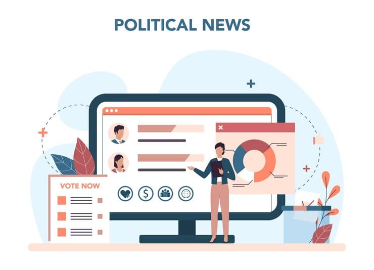 Illustration of Political News