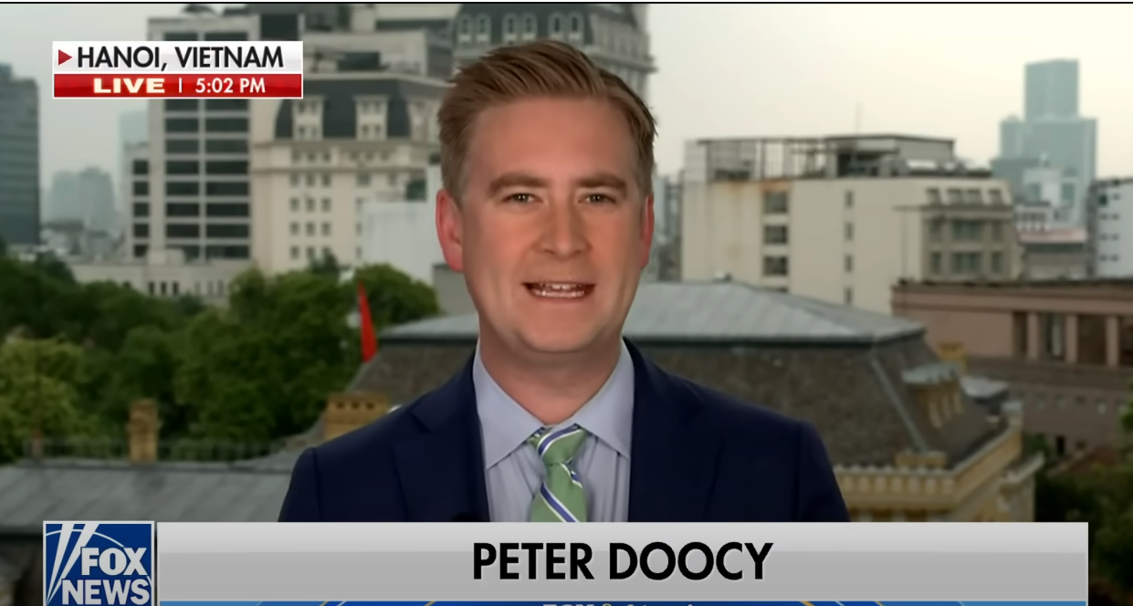 Peter Doocy live broadcast