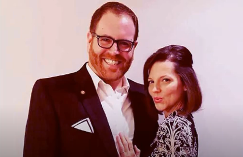 Josh Gates and Hallie Gnatovich